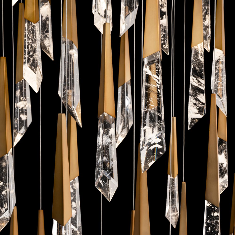 Solitude Square LED Multi Pendant Light - Camilalamps - CA - 31413S - AB