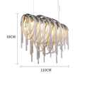 Sophian Luxury Aluminum Chain Tassel Chandelier - Camilalamps - Ca-1a-1011