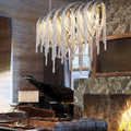 Sophian Luxury Aluminum Chain Tassel Chandelier - Camilalamps - Ca-1a-1010