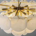 Spain Alabaster Brass Living Room Chandelier - Camilalamps - Spain - 1367 - 3 Lay - 2