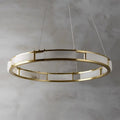 Spain Alabaster Brass Round Chandelier Lighting - Camilalamps - Spain - 1374 - 19.68 - 1
