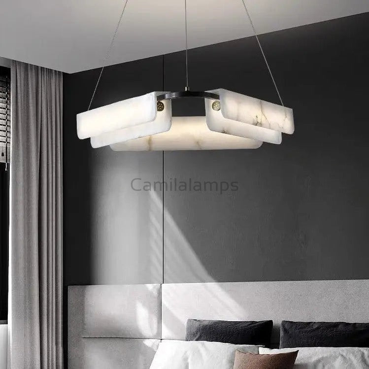 Spain Alabaster Modern Bedroom Chandeliers - Camilalamps - Spain - 1364 - D23.6 - 1
