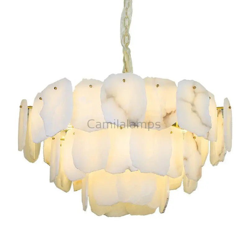 Spain Alabaster Modern Living Room Chandeliers - Camilalamps - Spain - 1363 - 3 Lay - 2