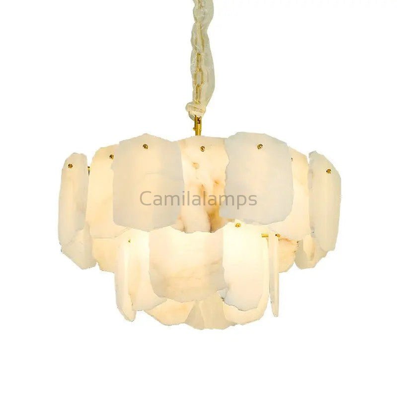 Spain Alabaster Modern Living Room Chandeliers - Camilalamps - Spain - 1363 - 2 Lay - 1