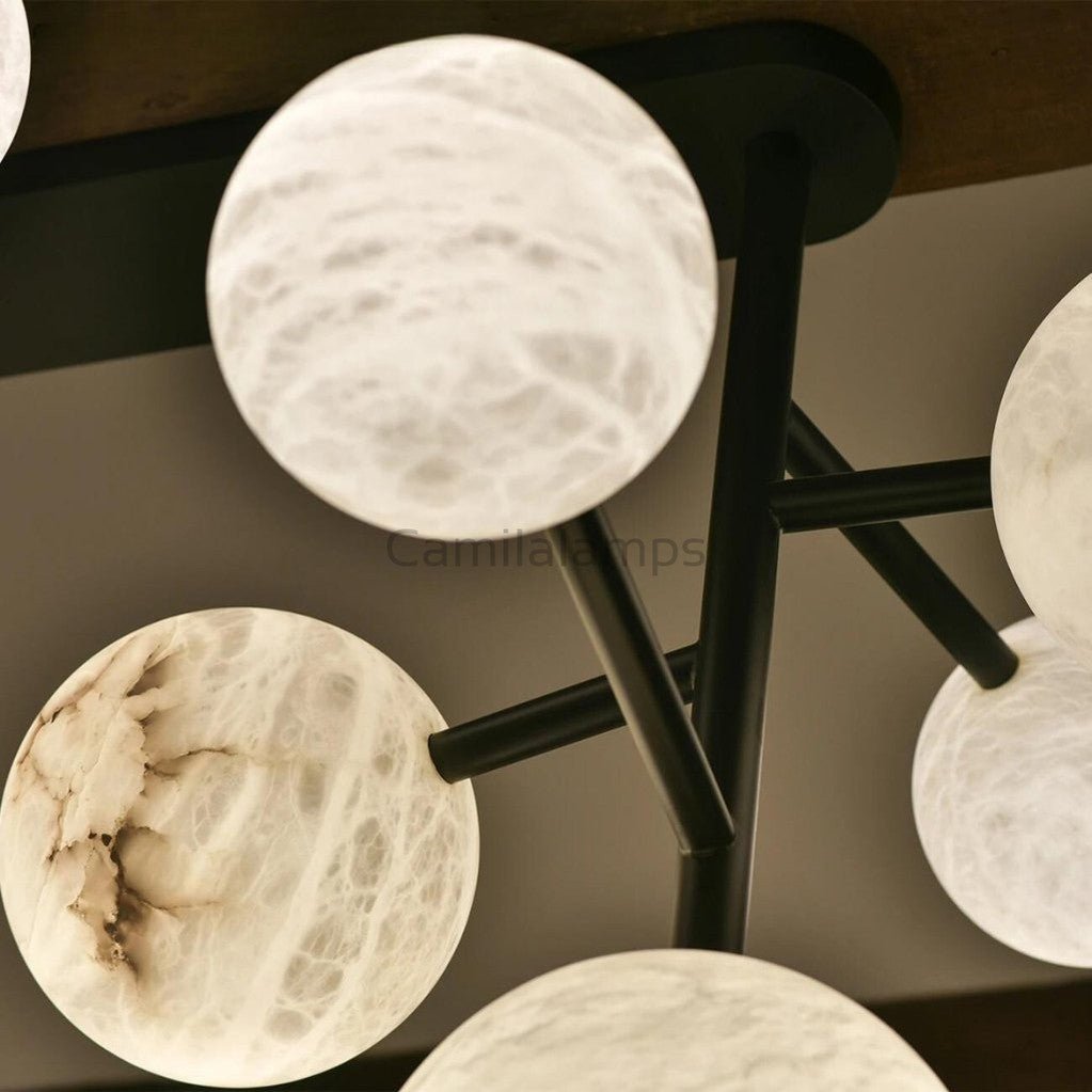 Sphaira Alabaster Chandelier - Camilalamps - Sphai - 918 - 1