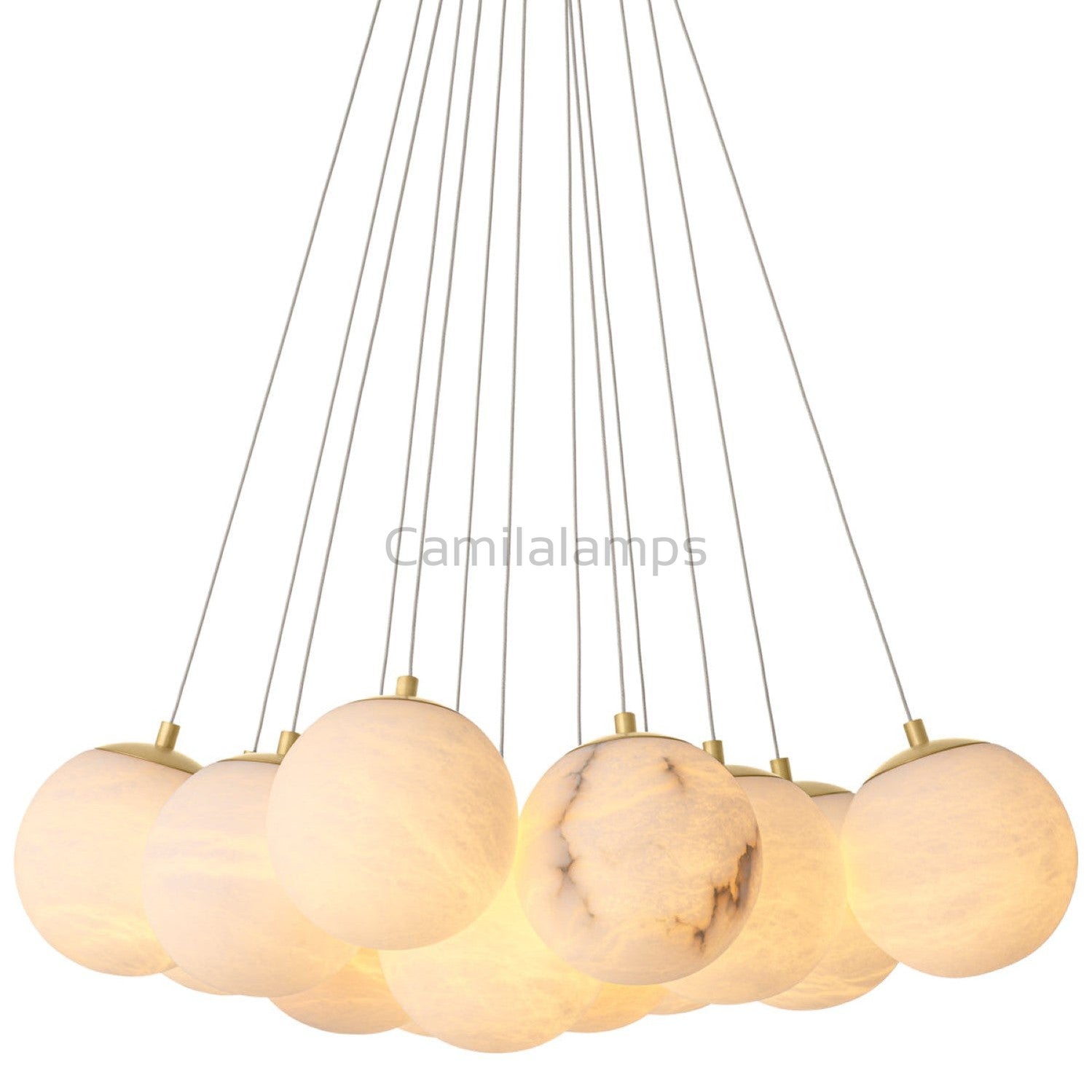 Sphinx Antique Brass Chandelier - Camilalamps - Ca-1117368UL