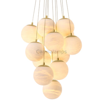 Sphinx Antique Brass Chandelier - Camilalamps - CA - 117368UL