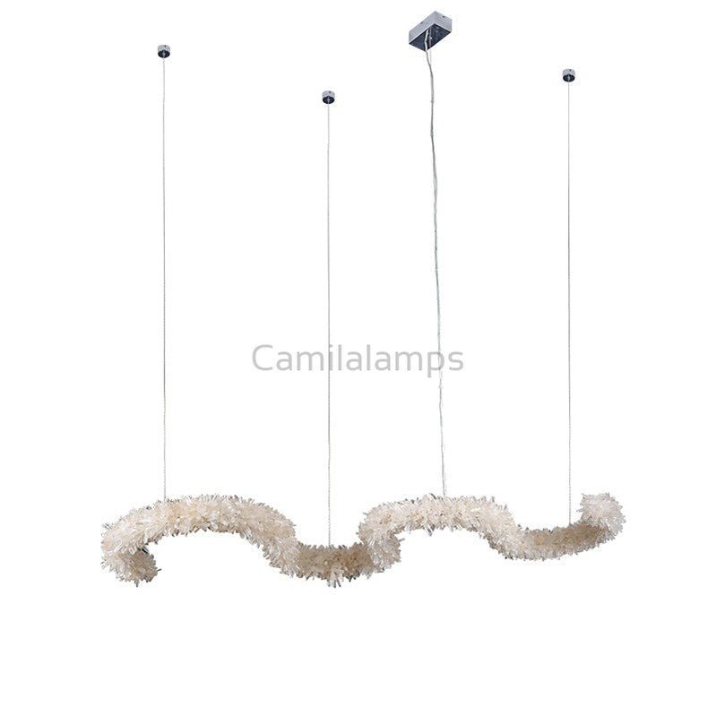 Spiral Rock Crystal Dining Room Creative Chandelier - Camilalamps - SID - 1004