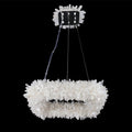 Square Modern Quartz Crystal Chandelier 24“ - Camilalamps - CAM - QUA - 02