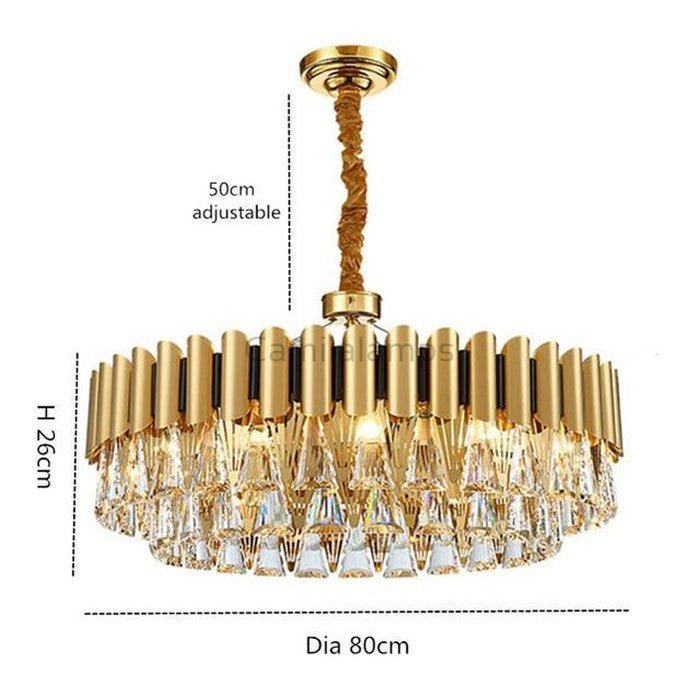 Stavros Crystal Chandelier - Camilalamps - Ca-1a-1612