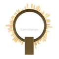 Stella Modern Rock Crystal Wall Ring Wall Sconce - Camilalamps - CAM1456 - 2