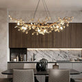 Stone Crystal Brass Dining Room Chandelier - Camilalamps - Ca-1BU2024-1C1828