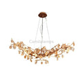 Stone Crystal Brass Dining Room Chandelier - Camilalamps - CA - BU2024 - C1828