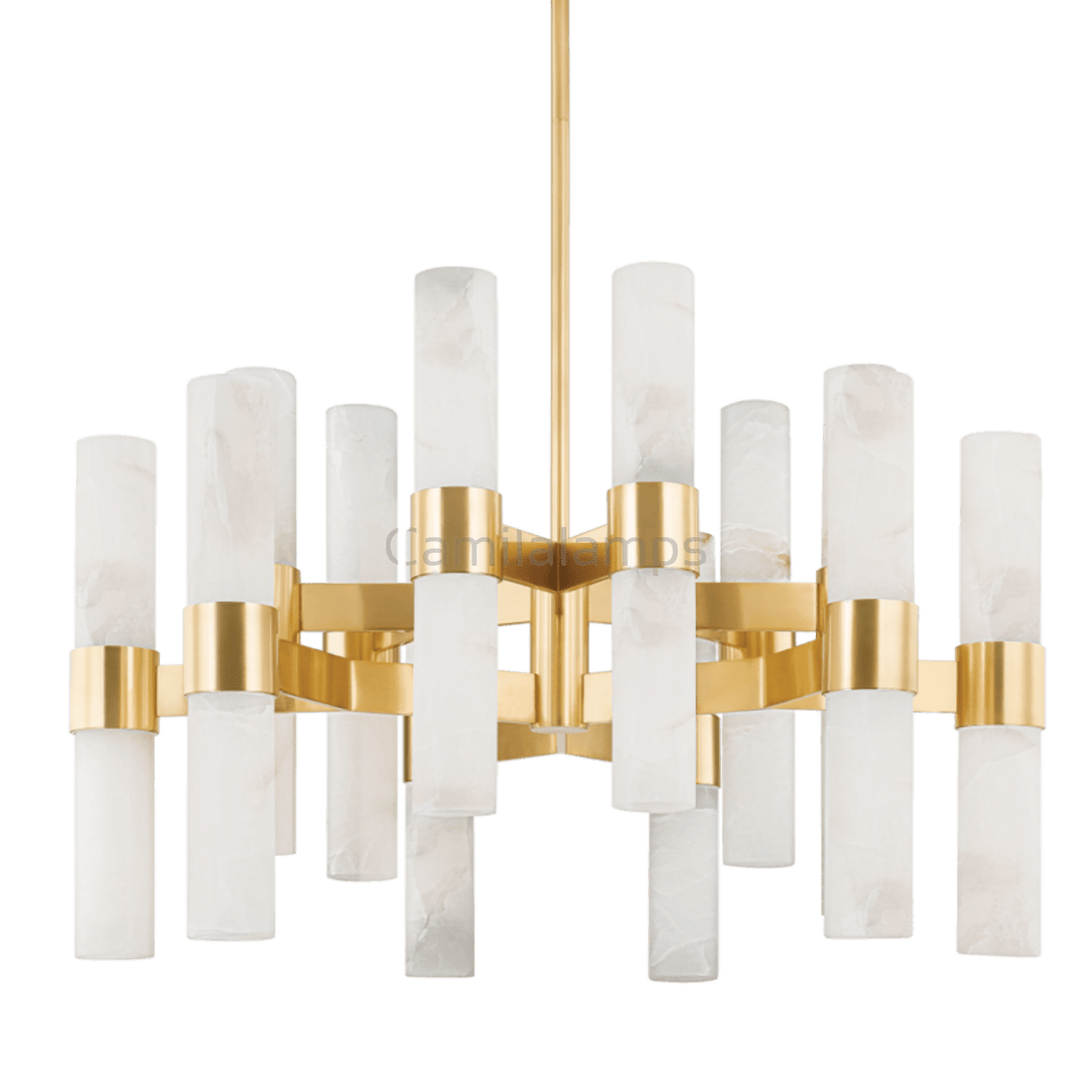 Stowe 24 Light Chandelier - Camilalamps - Ca-18938-1aGB