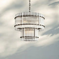 Sun Marco Modern Tierd Glass Round Chandelier - Camilalamps - CA-SUN-TRound-2