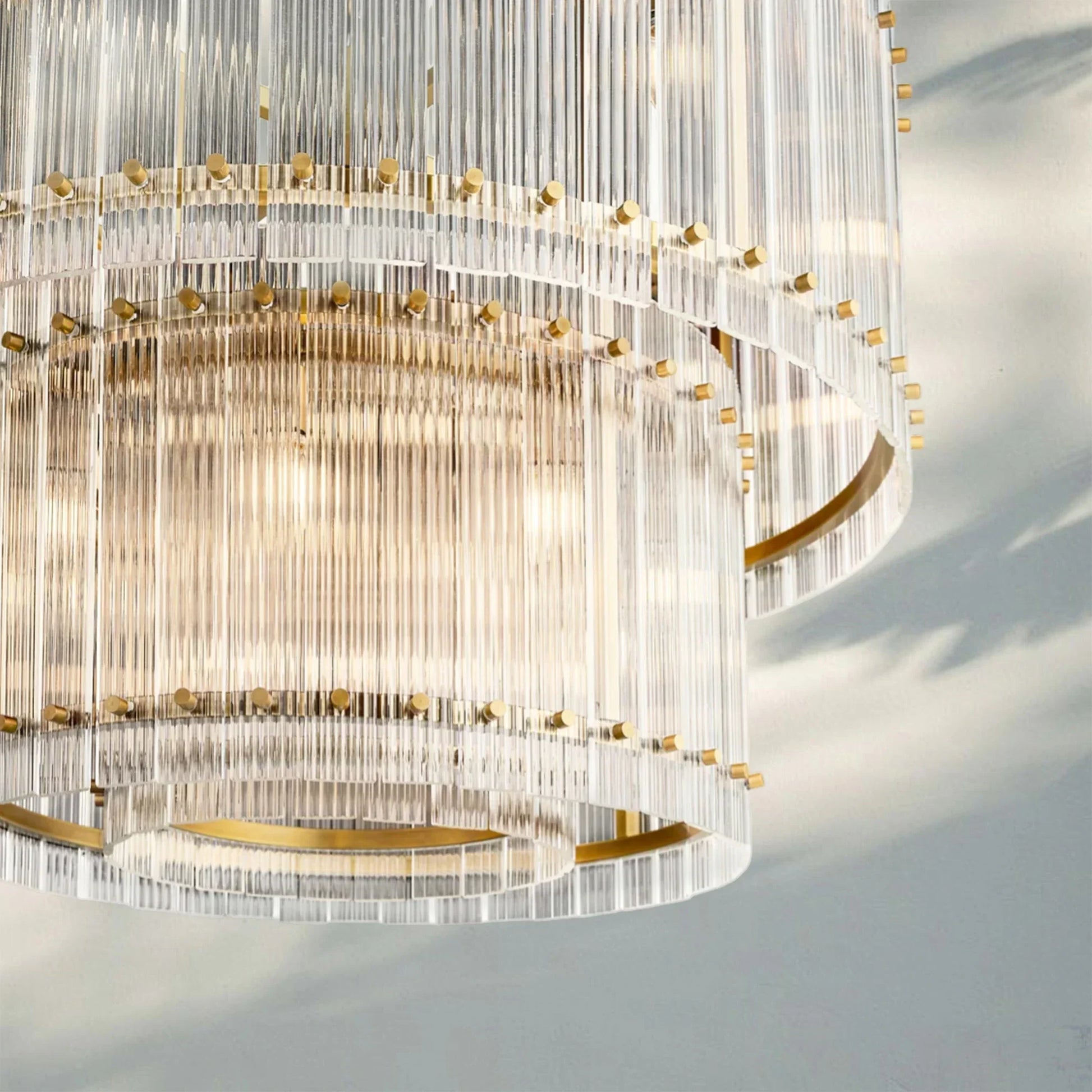 Sun Marco Modern Tierd Glass Round Chandelier - Camilalamps - CA-SUN-TRound-3