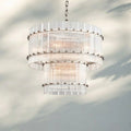 Sun Marco Modern Tierd Glass Round Chandelier - Camilalamps - CA-SUN-TRound-6