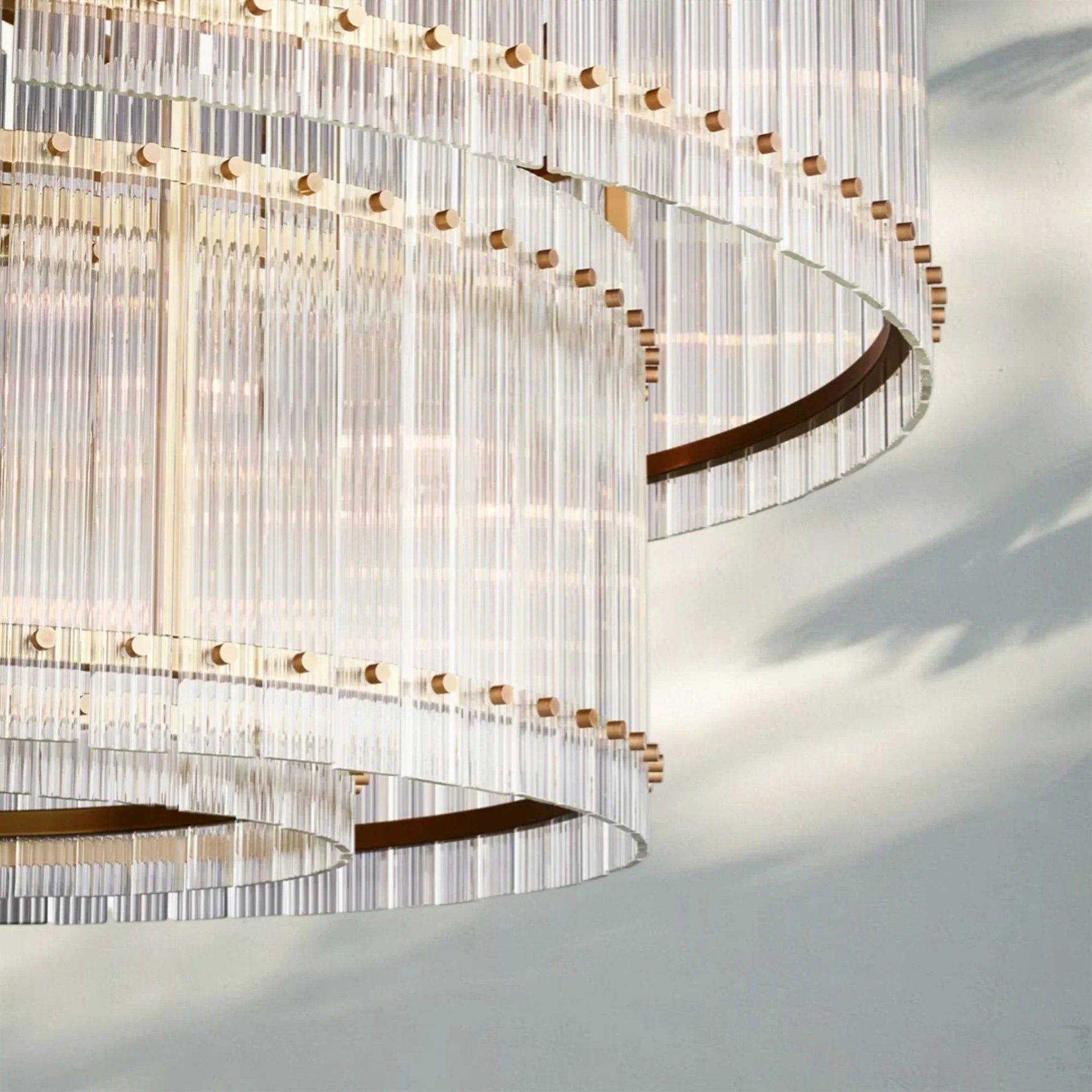 Sun Marco Modern Tierd Glass Round Chandelier - Camilalamps - CA-SUN-TRound-6
