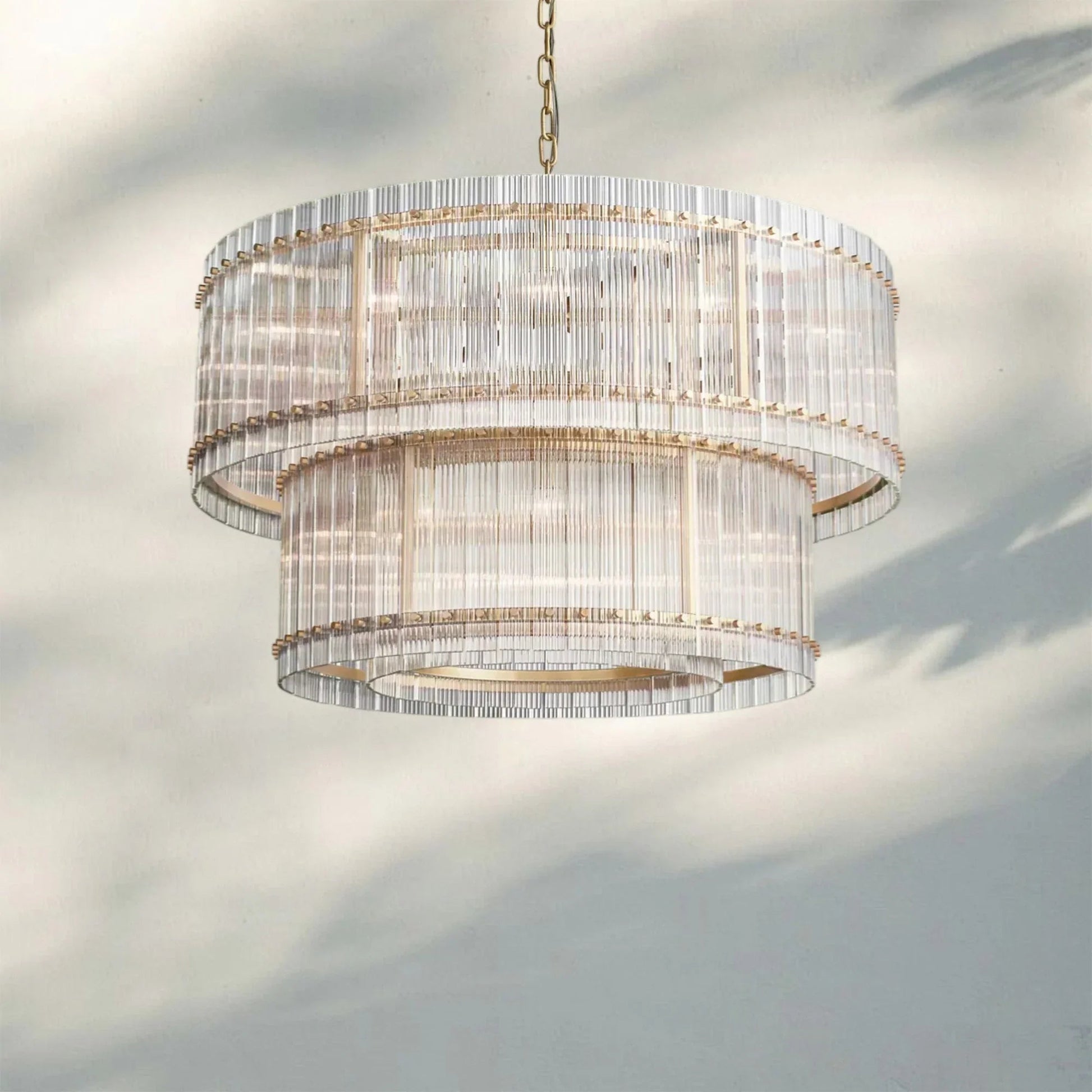 Sun Marco Modern Tierd Glass Round Chandelier - Camilalamps - CA-SUN-TRound-7