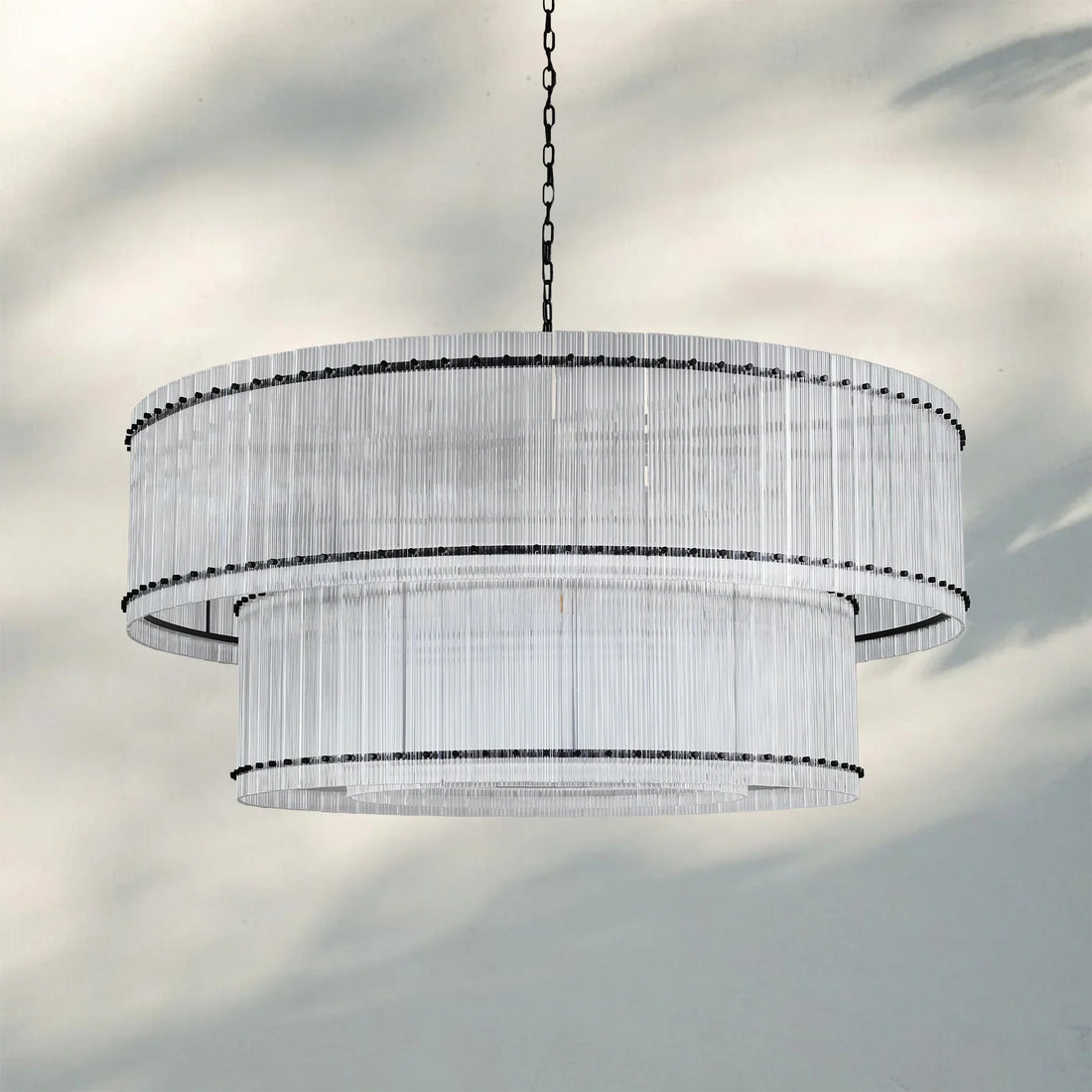 Sun Marco Modern Tierd Glass Round Chandelier - Camilalamps - CA-SUN-TRound-1