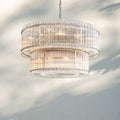 Sun Marco Modern Tierd Glass Round Chandelier - Camilalamps - CA-SUN-TRound-9