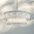 Sun Marco Modern Tierd Glass Round Chandelier - Camilalamps - CA-SUN-TRound-11