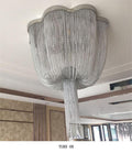 Tassel chandelier Silver 6/8 Lights - Camilalamps - Tassel-100082