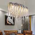 Tassel Oval Chandelier - Camilalamps - Tassel - 31231