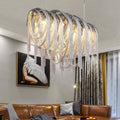 Tassel Oval Chandelier - Camilalamps - Tassel-131231