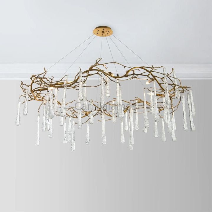 Teardrop Round Chandelier - Camilalamps - CA - AM2024 - C3674