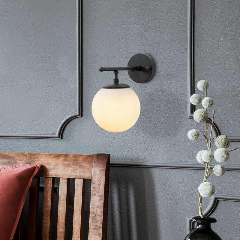 Tebaru Black Alabaster Wall Sconce - Camilalamps - CAARHWS - 2561810