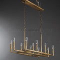 Thaddeas Hand - Forged Metal Linear Chandelier - Camilalamps - CAM1613