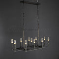Thaddeas Hand - Forged Metal Linear Chandelier - Camilalamps - CAM1613