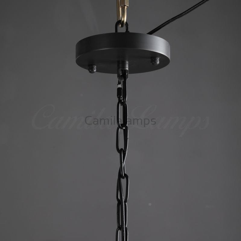 Thaddeas Hand - Forged Metal Pendant Light - Camilalamps - CAM1633