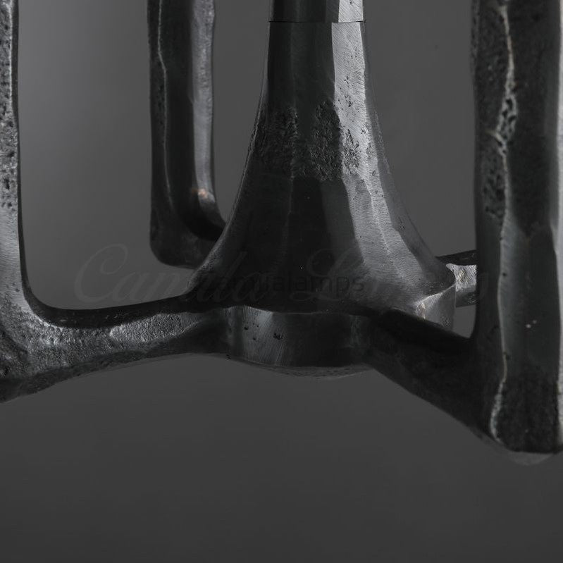 Thaddeas Hand - Forged Metal Pendant Light - Camilalamps - CAM1633