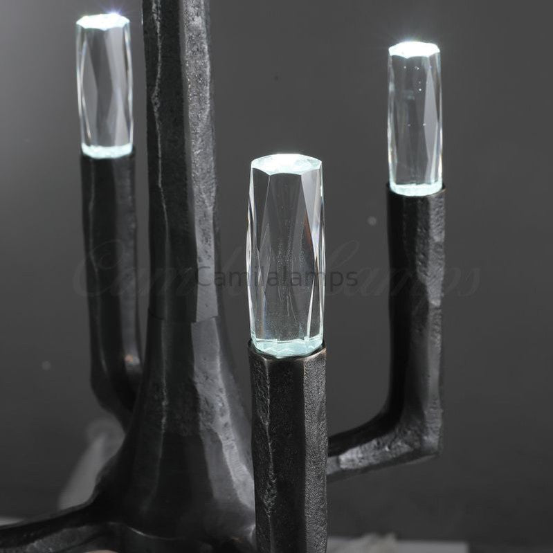 Thaddeas Hand - Forged Metal Pendant Light - Camilalamps - CAM1633