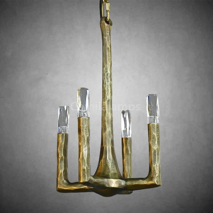 Thaddeas Hand - Forged Metal Pendant Light - Camilalamps - CAM1631