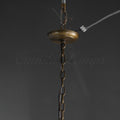 Thaddeas Hand - Forged Metal Round Chandelier - Camilalamps - CAM1626