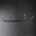 Thaddeas Hand - Forged Metal Round Chandelier - Camilalamps - CAM1626