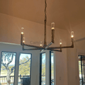 Thaddeas Hand - Forged Metal Round Chandelier - Camilalamps - CAM1619