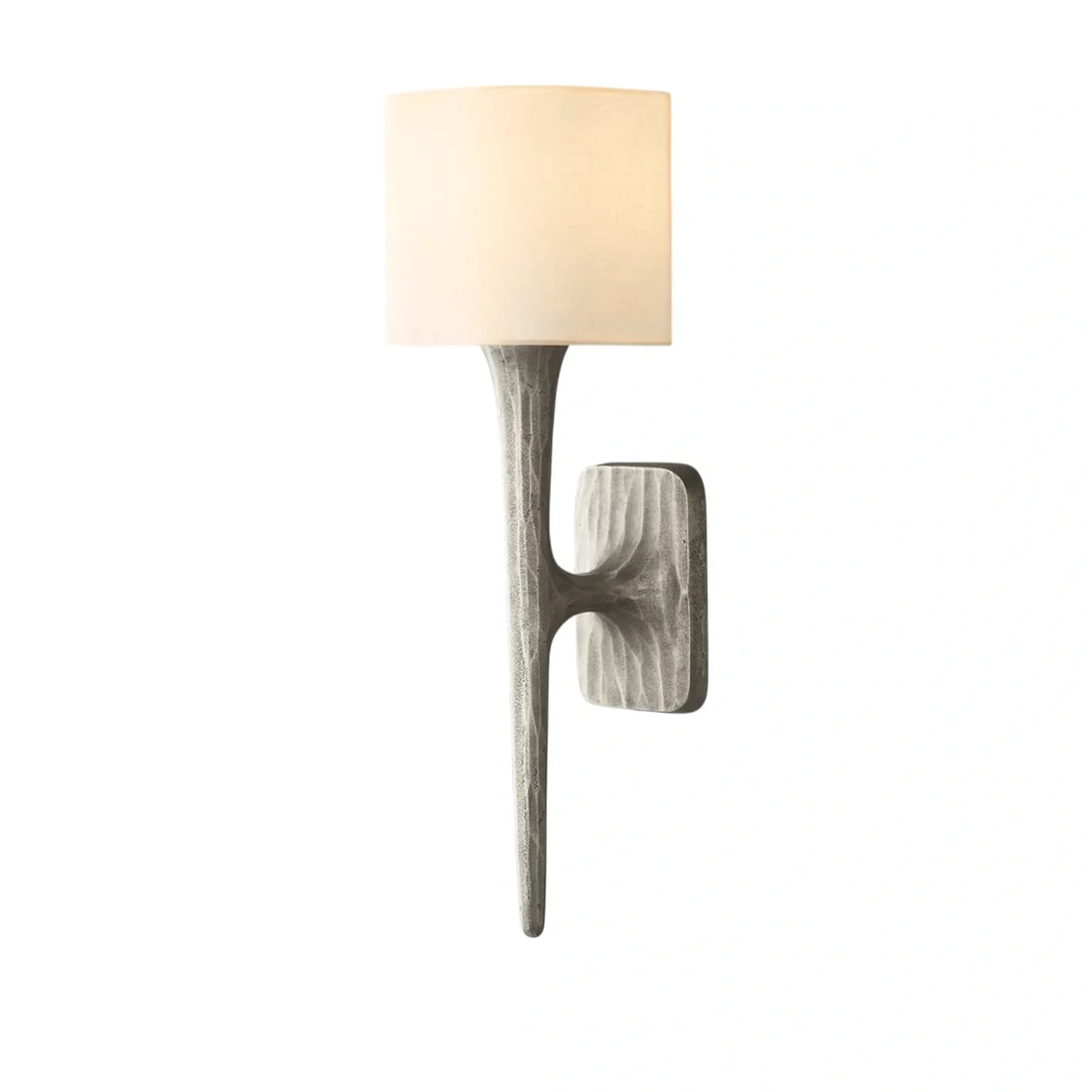 Thaddeas Shaded Hand - Forged Metal Sconce - Camilalamps - CA - RH - PEN - 2552604