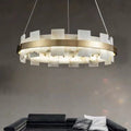 Thalassa Round Alabaster Chandelier - Camilalamps - CaC-1TH-101