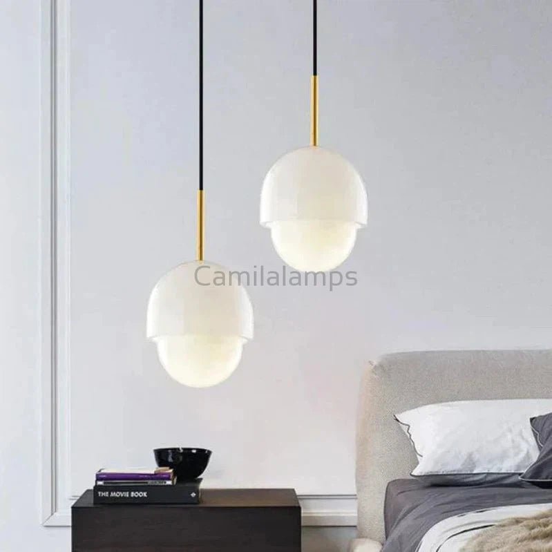 Theseus Alabaster Mina Pendant Light - Camilalamps