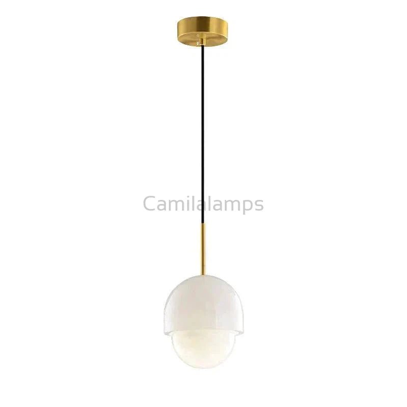 Theseus Alabaster Mina Pendant Light - Camilalamps - CA - Min - 302