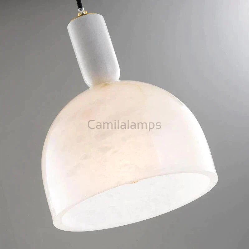 Theseus Alabaster Mina Pendant Light - Camilalamps