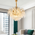 Thirza Brass Branch Crystal Chandelier - Camilalamps - ILC0575