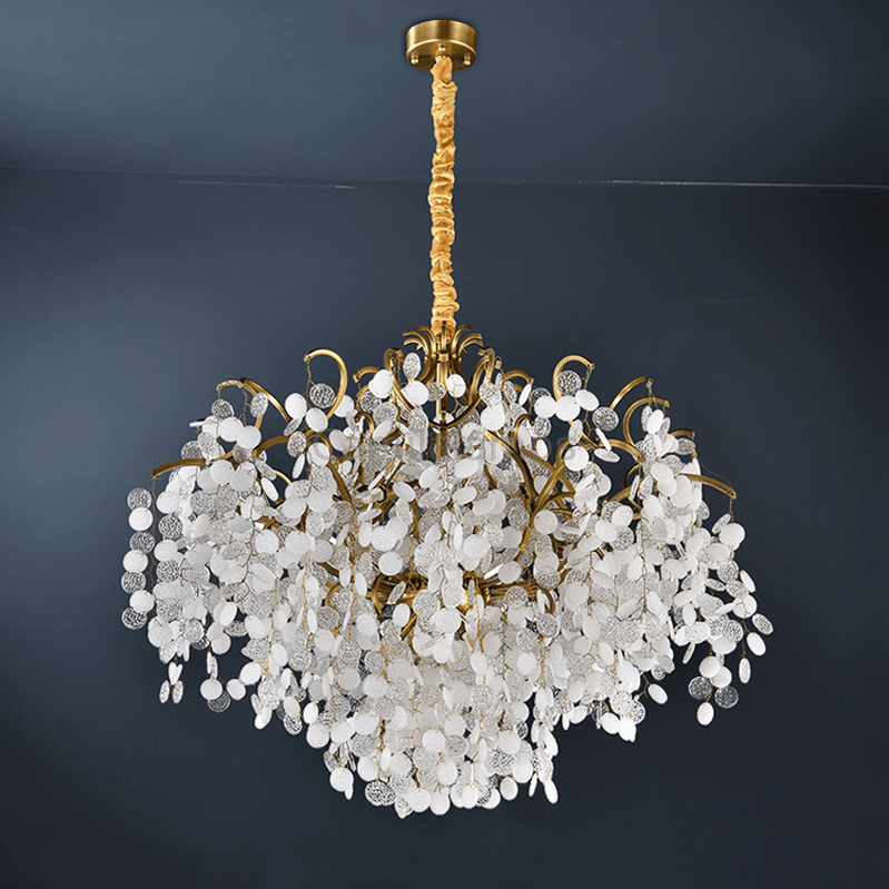 Thirza Brass Branch Crystal Chandelier - Camilalamps - ILM0575
