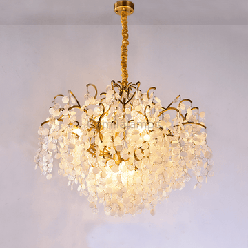 Thirza Brass Branch Crystal Chandelier - Camilalamps - ILC0575