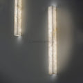 Tiber Rectangular Alabaster Wall Light Besides Bed - Camilalamps - CAM - TI - 01