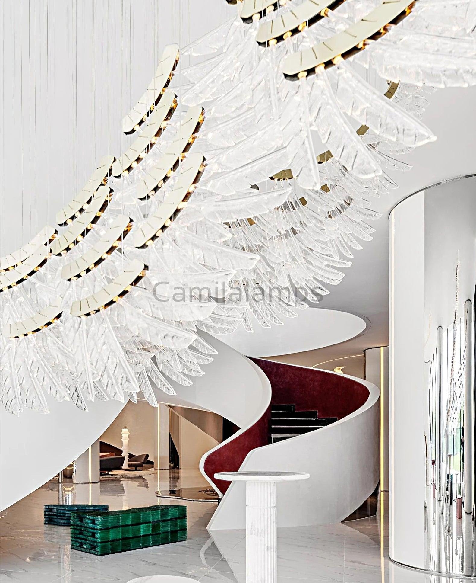 Tiered Palmette Chandelier - Camilalamps - VK202210211418-101